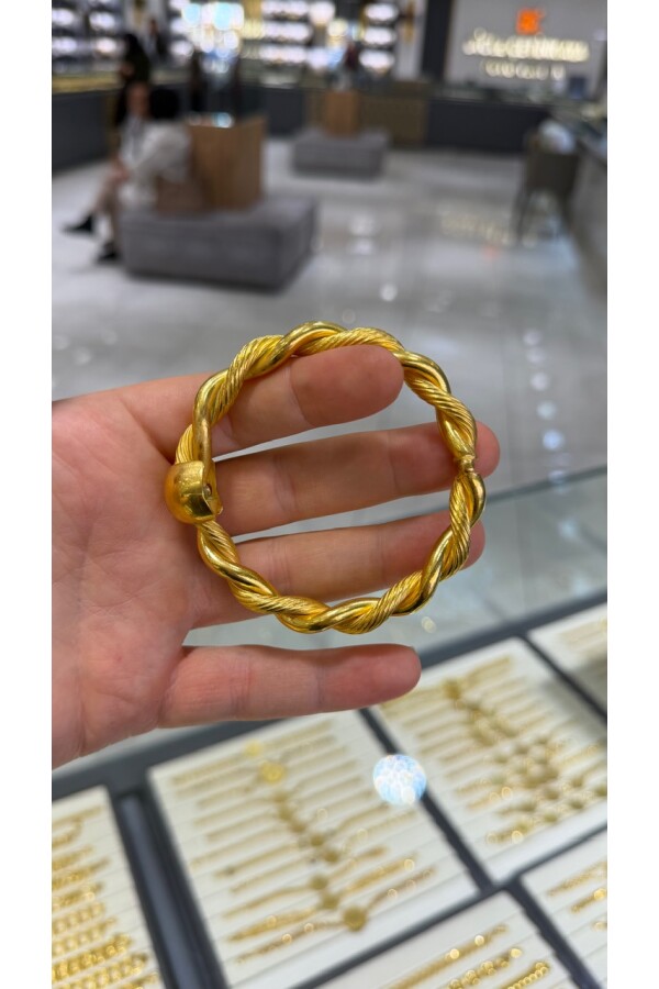 Dolu dev bilezik özel yapım